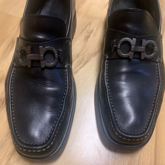 Salvatore Ferragamo Black Loafers - Picture 2 of 16